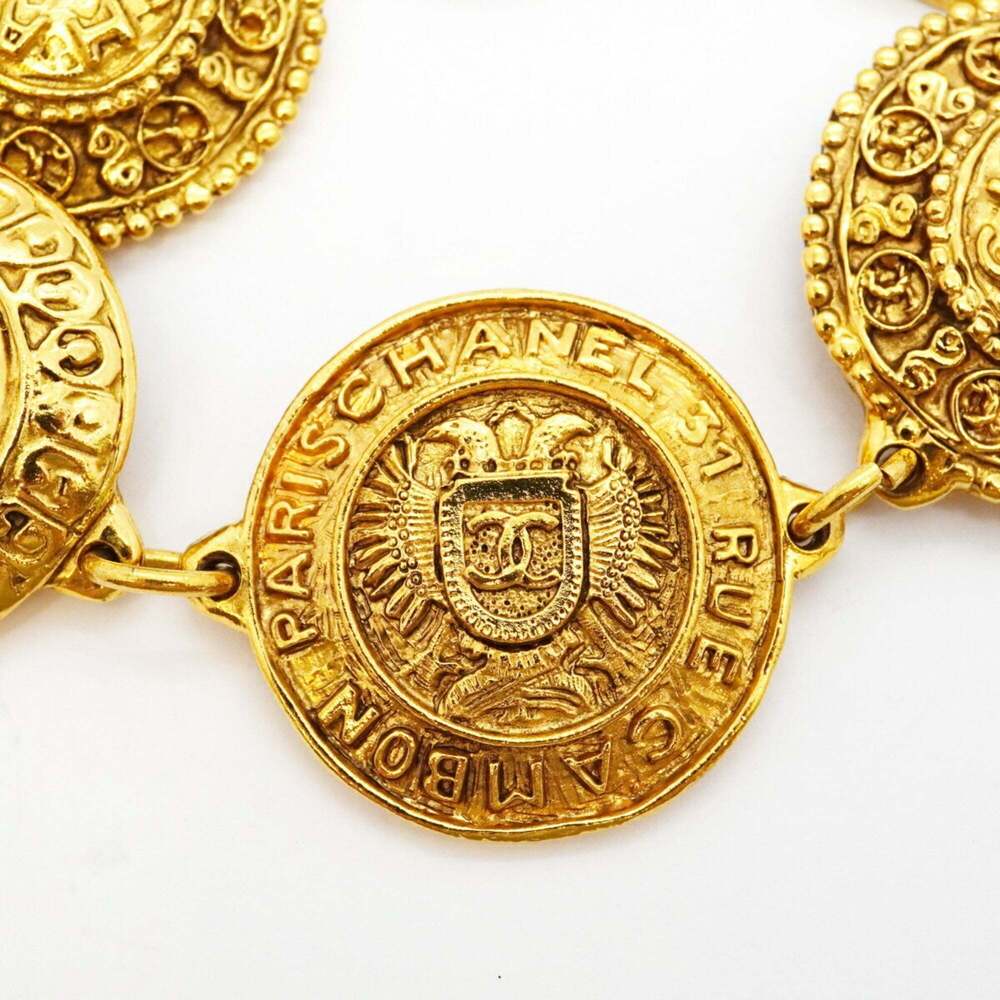 CHANEL Gold Logo Charm Bracelet - Picture 9 of 11
